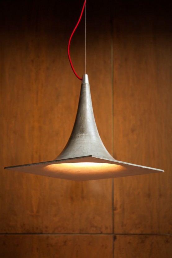 Trendy And Eye-Catching Geometric Inconcrete Lamp