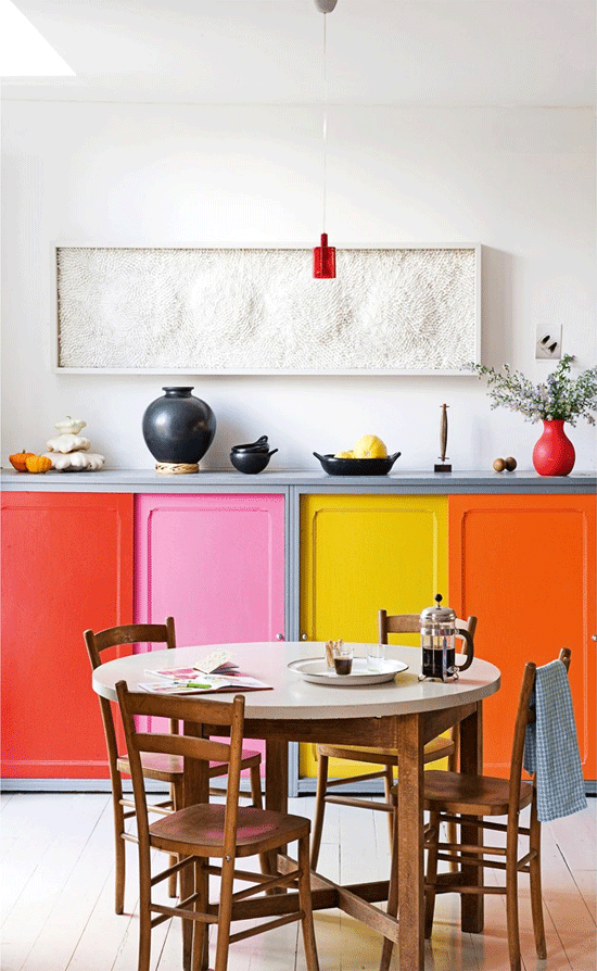Trendy Color Block Home Decor Ideas