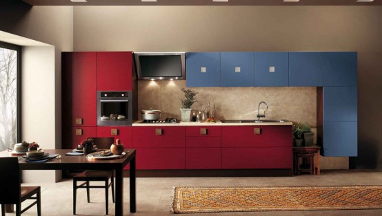 Modern red kitchen: how to furnish it