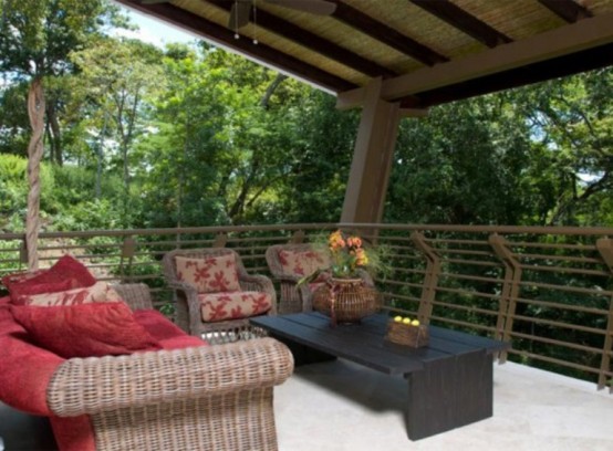 Tropical House For Vacation In Costa Rica Jungle