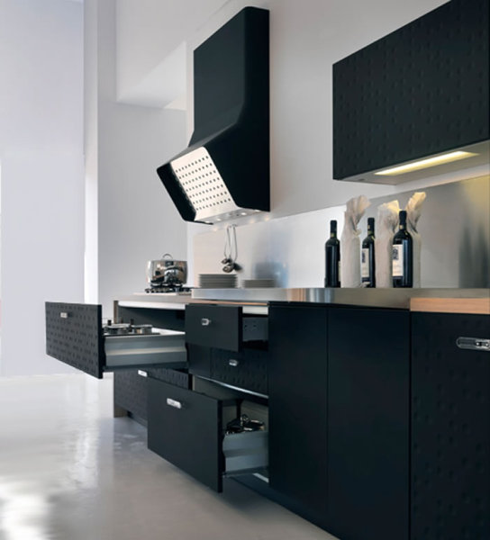 Ultra Minimalist Clutter Free Mesa Kitchen By Schiffini