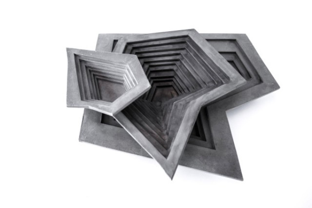 Ultra Minimalist Concrete Tableware By Vido Nori