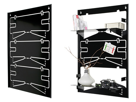 Ultra Minimalist Space Saving Shelving