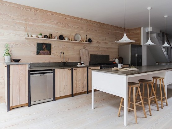 Uncluttered Scandinavian Home With Lots Of Wood In Decor