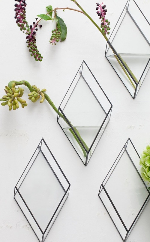 Unique Angular Wall Mounted Vase