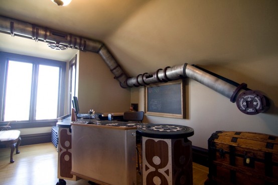 Unique Cat Tunnel In Steampunk Style