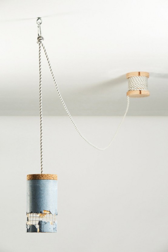 Unique Concrete Lamp That Makes You A Designer