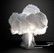 a cool modern cloud table lamp is a unique decor solution to rock, it will bring interest with its design
