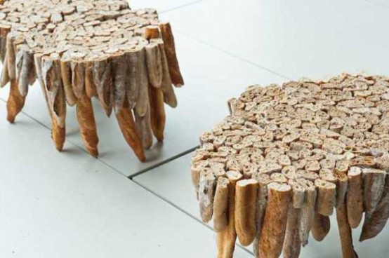 Unique Furniture Pieces Made Of Food Waste