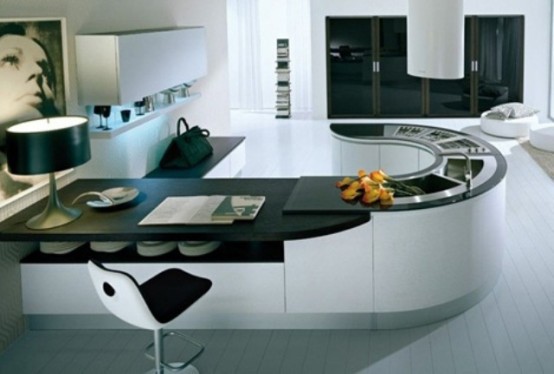 A Unique Kitchen Island