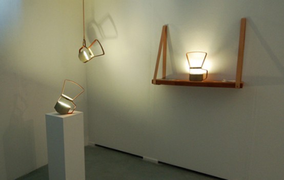 Unique Lanterns Nomadic Lamps From Leather And Concrete