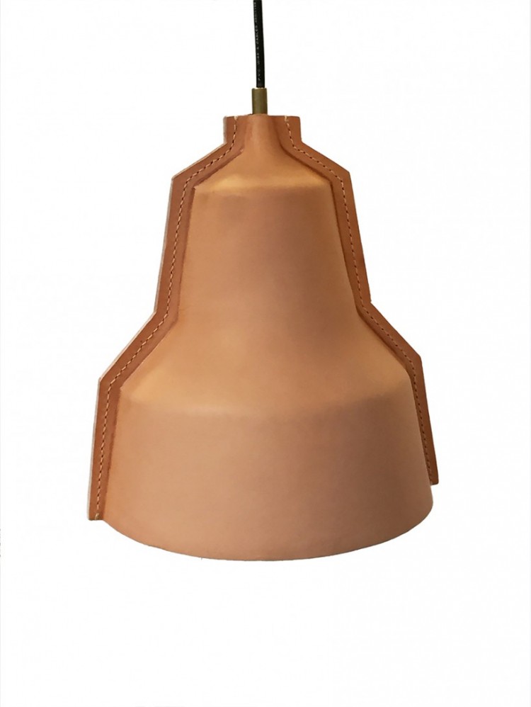 Unique Lloyd Handmade Leather Lamp