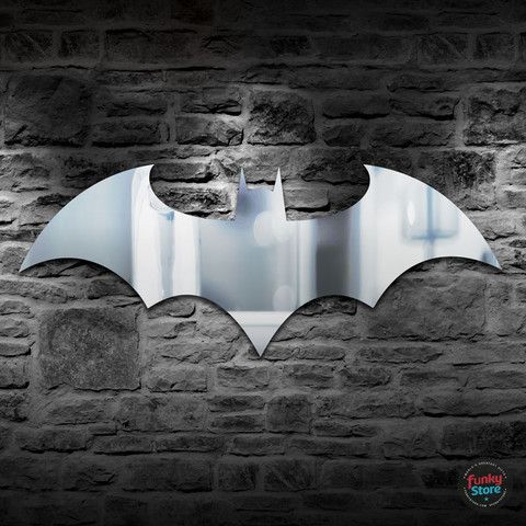 a Batman-inspired mirror is a lovely idea for a kid's room or a man cave, it will make you feel like a super hero
