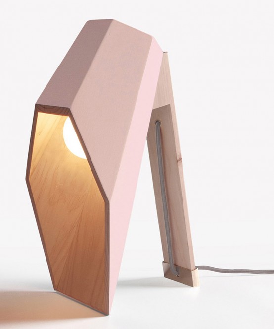 unique wood table lamps