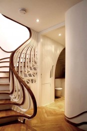 Unusual Curved Staircase
