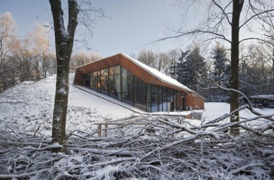 Unusual House Built Inside A Hill