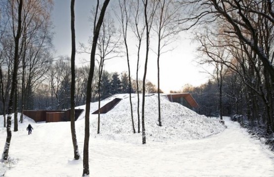 Unusual House Build Inside A Hill