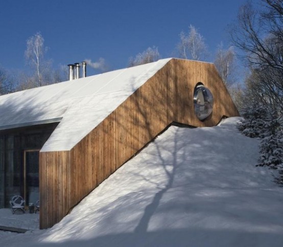 Unusual House Build Inside A Hill