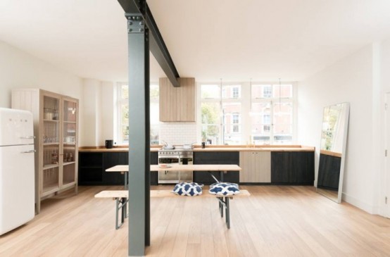 Urban Rustic Kitchen Design With Industrial Touches And Contrasts ...