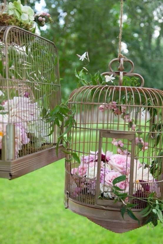 Using Bird Cages For Home Decor Beautiful Ideas
