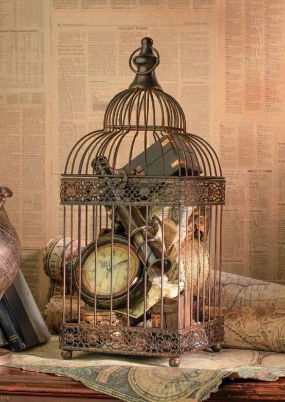 Using Bird Cages For Decor: 66 Beautiful Ideas - DigsDigs