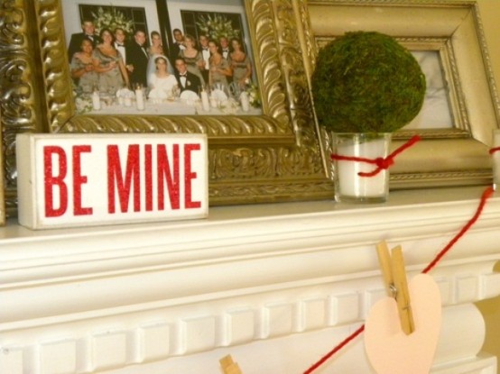 Valentines Day Mantel Decor Ideas