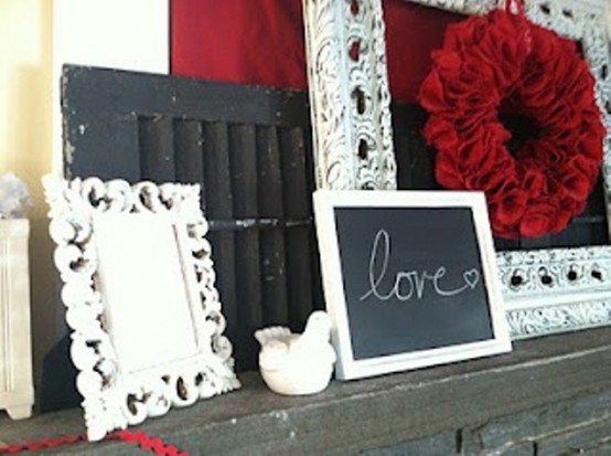 Valentines Day Mantel Decor Ideas