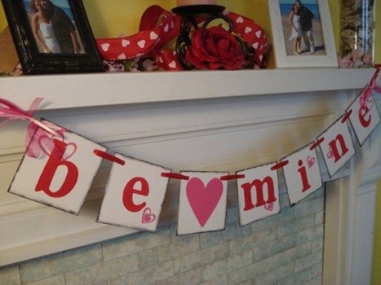 Valentines Day Mantel Decor Ideas