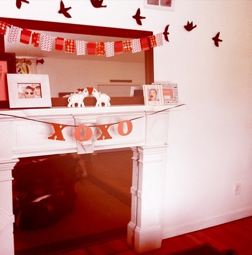 Valentines Day Mantel Decor Ideas