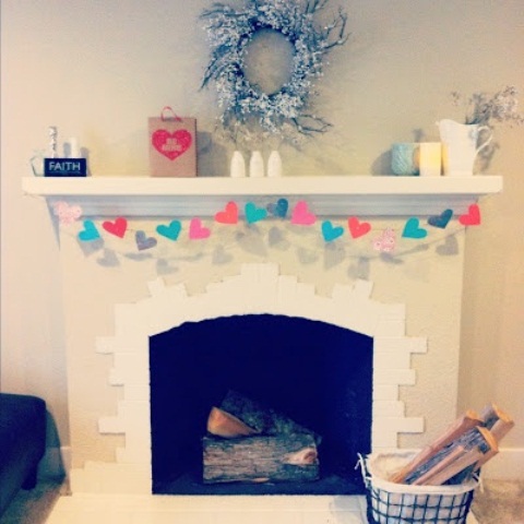 Valentines Day Mantel Decor Ideas