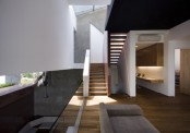 Vertical Plan House With Greenery In Singapore