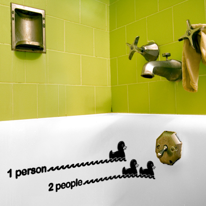 Very Funny Vinyl Stickers For Original Bathroom By Hua2