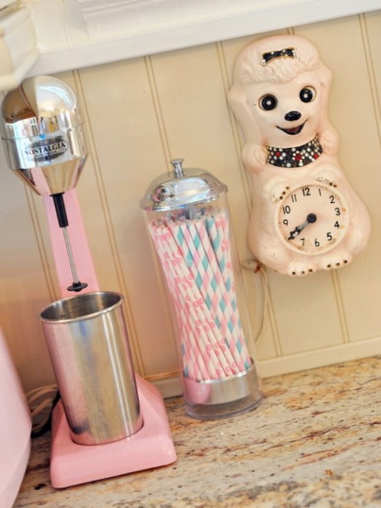 Vintage Candy Like Kitchen With Retro Details