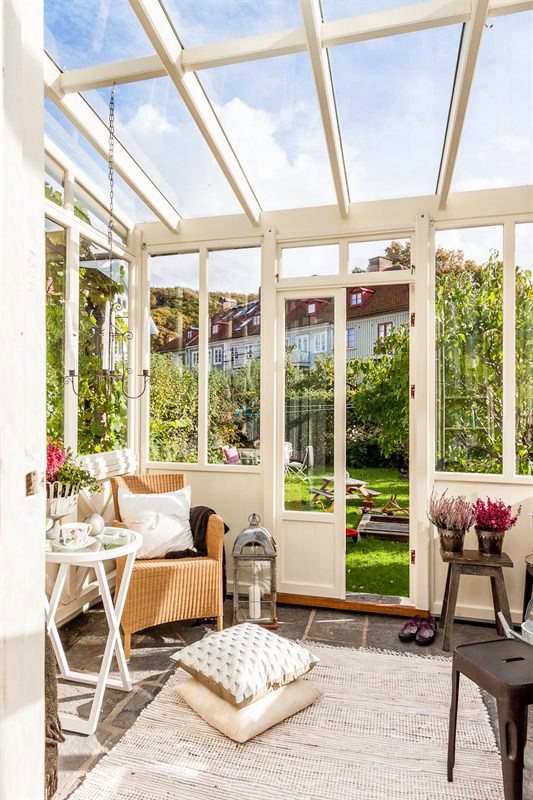 Vintage Glass Veranda For Relaxation