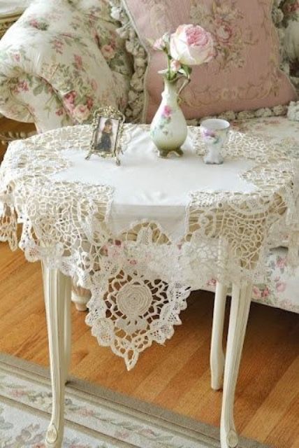 Vintage Romance Lace Home Decor Ideas