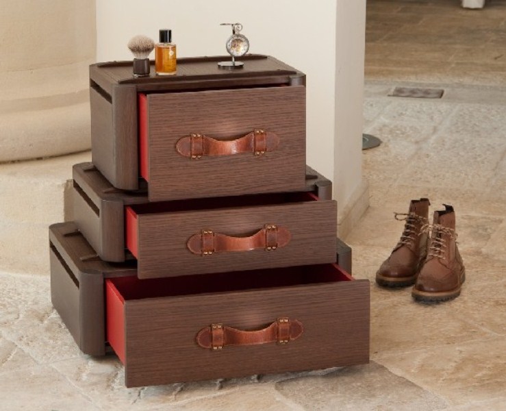 Vintage Styled Drawers Inspired By Old Suitcases