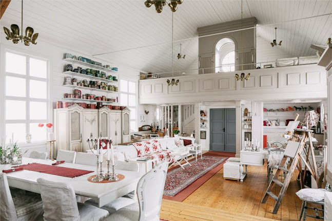 Vintage Styled Scandinavian Home From An Old Church