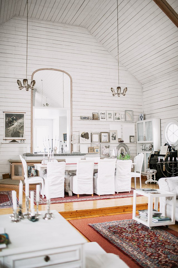 Vintage Styled Scandinavian Home From An Old Church