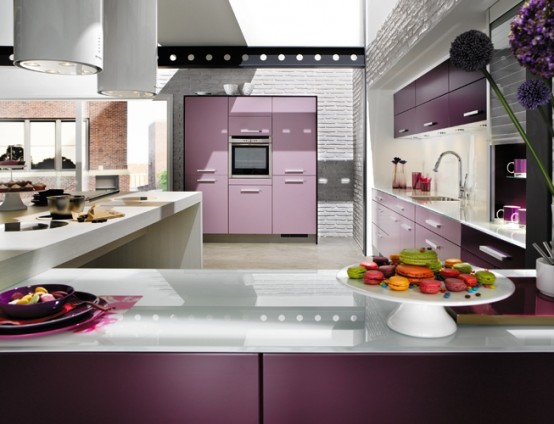 Purple Kitchen Designs, Pictures and Inspiration