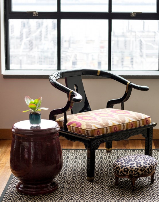 Vivacious Loft In A Fusion Of Styles, Colors And Patterns DigsDigs