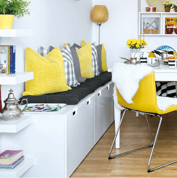 Vivacious Malaga Apartment Design With IKEA Furniture And Juicy Accents