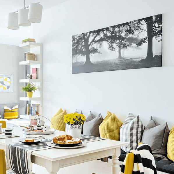 Vivacious Malaga Apartment Design With IKEA Furniture And Juicy Accents