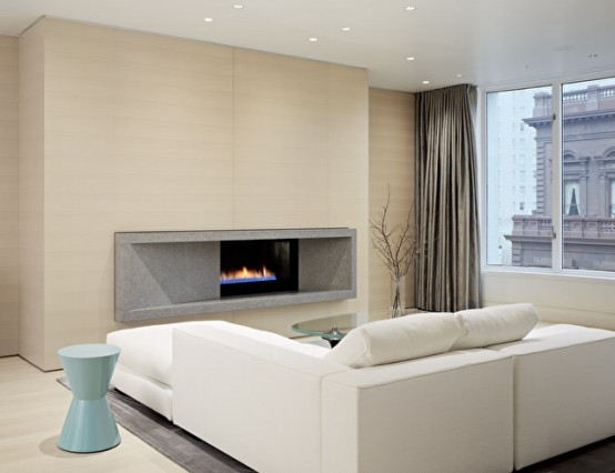 Warm, Soft And Minimalist Apartment Interior Design by Garcia Tamjidi