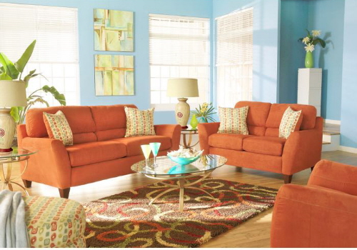 Warm Colored Living Room Warm Colored Living Room