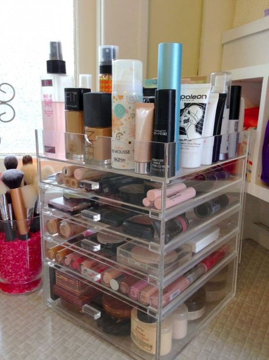 34 Ways To Organize Makeup And Beauty Products Like A Pro DigsDigs