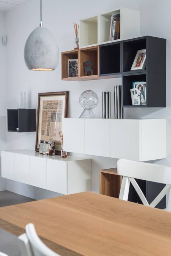 Ikea besta store floating shelf