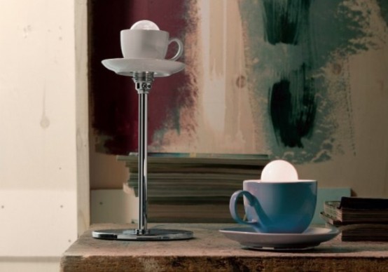 Whimisical Cappuccino Lamp Collection By Vesoi