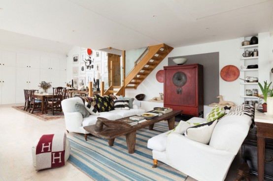 Whimsy Apartment With Colonial Touches And African Art