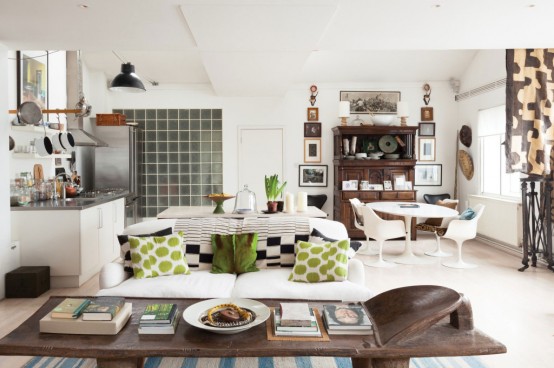 Whimsy Apartment With Colonial Touches And African Art