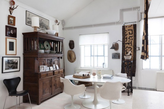 Whimsy Apartment With Colonial Touches And African Art
